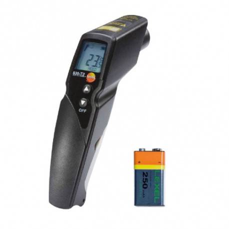 testo 830-T2 - Termometro a infrarossi con puntatore a 2 raggi laser